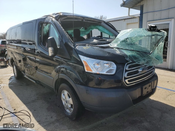 2018 Ford Transit Passenger Wagon XL with VIN 1FBZX2ZM3JKA62040, listed as a Copart auction lot 48342055 with 0 mi miles and Salvage Title. Bid and sale history available at carsss.com. Image 4.