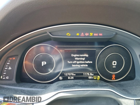 2017 Audi Q7 Premium Plus with VIN WA1LAAF75HD026015, listed as a Copart auction lot 58041095 with 127,076 mi miles and Salvage title. Bid and sale history available at DreamBid. Image 9.