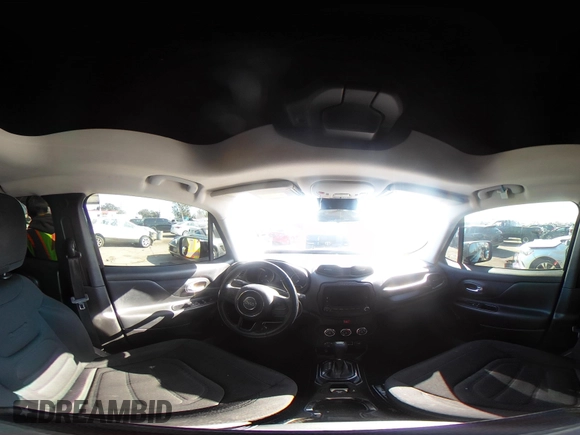 2017 Jeep Renegade Latitude with VIN ZACCJBBBXHPG58497, listed as a IAAI auction lot 41550493 with 137,360 mi miles. Bid and sale history available at carsss.com. Image 19.