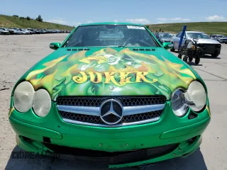 2006 Mercedes-Benz SL 500 with VIN WDBSK75F06F109541, listed as a Copart auction lot 61430545 with 106,428 mi miles and Salvage title. Bid and sale history available at DreamBid. Image 5.
