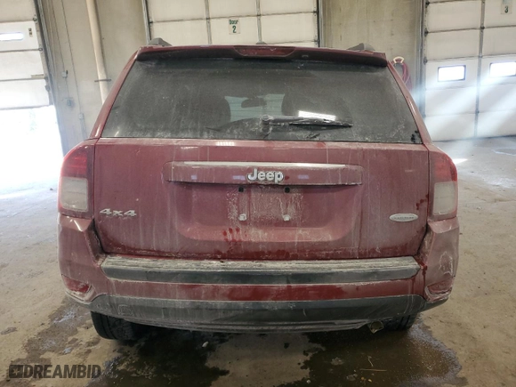 2014 Jeep Compass Latitude with VIN 1C4NJDEB2ED762315, listed as a Copart auction lot 46111455 with 144,801 mi miles and Non Repairable. Bid and sale history available at carsss.com. Image 6.