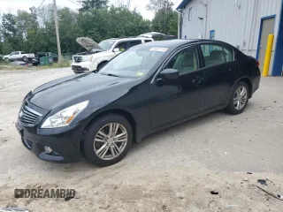 2011 Infiniti G25 x with VIN JN1DV6AR5BM651416, listed as a Copart auction lot 68357114 with 116,113 mi miles and Salvage Title. Bid and sale history available at DreamBid. Image 1.