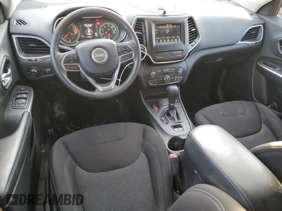 2019 Jeep Cherokee Latitude with VIN 1C4PJLCB5KD333235, listed as a Copart auction lot 44188645 with 115,166 mi miles and Salvage Title. Bid and sale history available at carsss.com. Image 8.