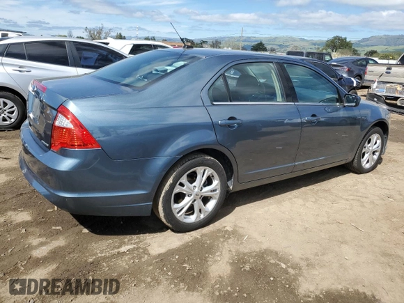2012 Ford Fusion SE with VIN 3FAHP0HG4CR320545, listed as a Copart auction lot 50770265 with 59,985 mi miles and Salvage Title. Bid and sale history available at DreamBid. Image 3.
