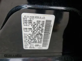 2011 Nissan Rogue SV with VIN JN8AS5MT5BW185098, listed as a Copart auction lot 55133755 with 124,680 mi miles and Salvage Title. Bid and sale history available at DreamBid. Image 13.