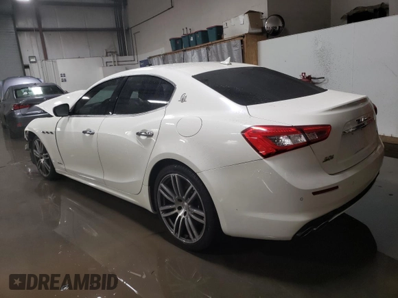 2019 Maserati Ghibli S Q4 GranLusso with VIN ZAM57YTL5K1319554, listed as a Copart auction lot 80105803 with 44,218 mi miles. Bid and sale history available at carsss.com. Image 2.