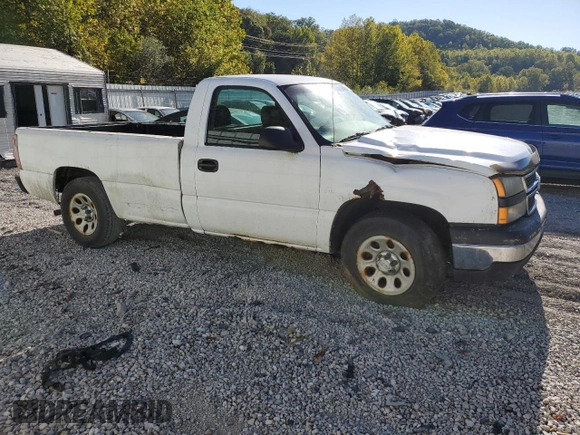 2006 Chevrolet Silverado 1500 Work Truck with VIN 1GCEC14V86E187167, listed as a Copart auction lot 74695854 with 197,199 mi miles and Salvage Title. Bid and sale history available at carsss.com. Image 4.