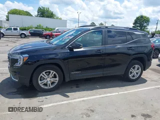 2024 GMC Terrain SLE with VIN 3GKALMEG1RL278502, listed as a IAAI auction lot 42236387 with 7,961 mi miles and . Bid and sale history available at DreamBid. Image 14.