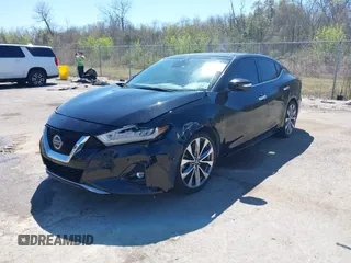 2020 Nissan Maxima Platinum with VIN 1N4AA6FV6LC385046, listed as a IAAI auction lot 41784021 with 82,440 mi miles and . Bid and sale history available at DreamBid. Image 2.