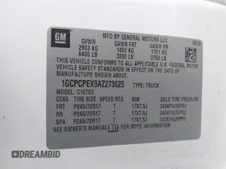 2010 Chevrolet Silverado 1500 Work Truck with VIN 1GCPCPEX8AZ273625, listed as a IAAI auction lot 42204763 with 161,061 mi miles and . Bid and sale history available at DreamBid. Image 9.