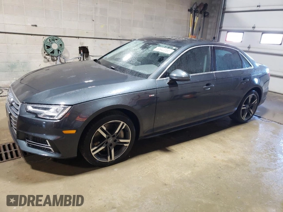 2018 Audi A4 Premium Plus z VIN WAUENAF46JA052930, wystawiony jako Copart lot #49940065 z przebiegiem 78 205 mil mil oraz Szkoda całkowita • Salvage title. Historia ofert i sprzedaży dostępna na DreamBid. Obrazek 1.