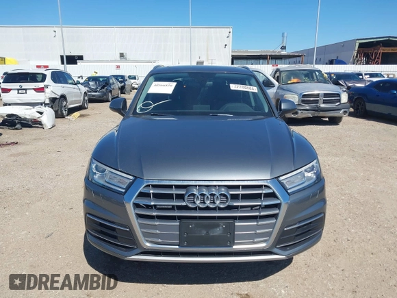 2019 Audi Q5 Premium with VIN WA1ANAFY1K2065059, listed as a IAAI auction lot 40566830 with 61,534 mi miles. Bid and sale history available at carsss.com. Image 13.