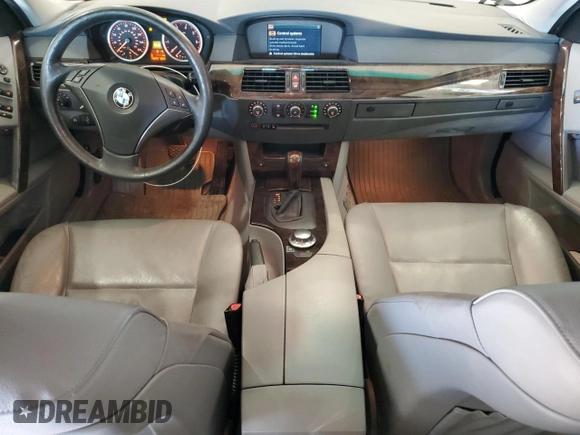 2005 BMW 5 Series 545i with VIN WBANB33555CN64643, listed as a Copart auction lot 50546775 with 159,751 mi miles and Salvage Title. Bid and sale history available at carsss.com. Image 8.