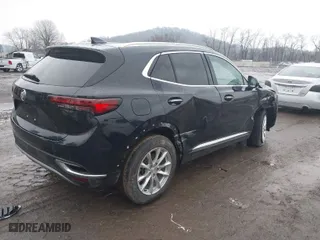 2021 Buick Envision Preferred with VIN LRBAZLR4XMD105028, listed as a IAAI auction lot 41636431 with 15,502 mi miles. Bid and sale history available at carsss.com. Image 4.