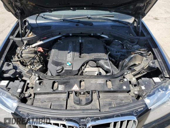 2014 BMW X3 xDrive35i with VIN 5UXWX7C50E0E75288, listed as a Copart auction lot 54365825 with Not Provided miles and Salvage Title. Bid and sale history available at DreamBid. Image 11.