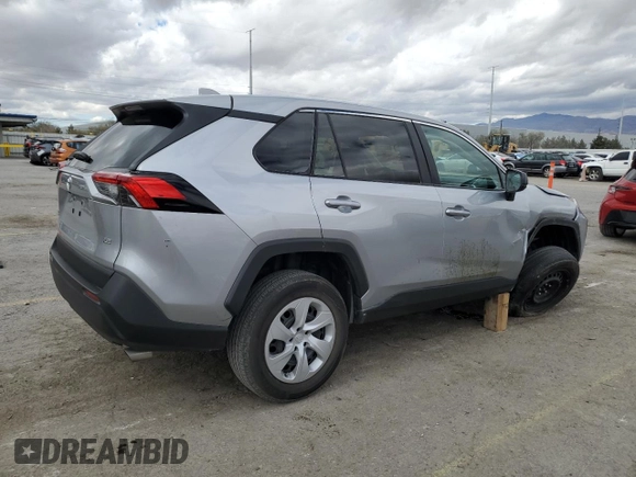 2024 Toyota RAV4 LE with VIN 2T3H1RFV8RW321834, listed as a Copart auction lot 49007425 with 27,059 mi miles and Salvage Title. Bid and sale history available at carsss.com. Image 3.