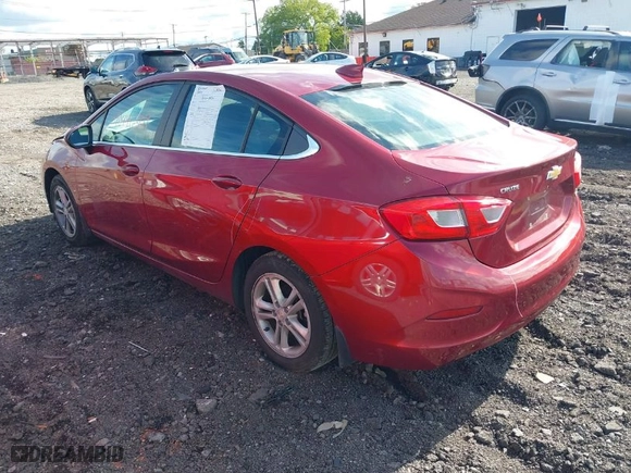 2018 Chevrolet Cruze LT with VIN 1G1BE5SM5J7111572, listed as a IAAI auction lot 40446309 with NaN miles. Bid and sale history available at carsss.com. Image 3.