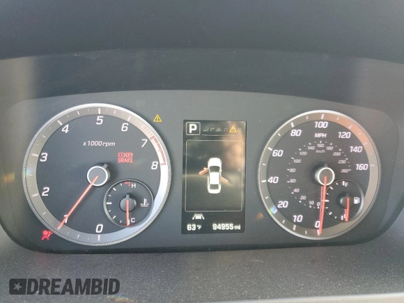 2015 Hyundai Sonata Limited z VIN 5NPE34AB8FH155508, wystawiony jako Copart lot #56140005 z przebiegiem 94 955 mil mil oraz Szkoda całkowita • Salvage title. Historia ofert i sprzedaży dostępna na DreamBid. Obrazek 9.