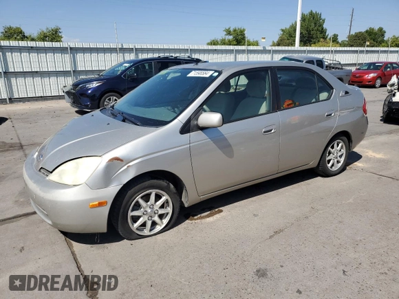 2003 Toyota Prius with VIN JT2BK18U430082733, listed as a Copart auction lot 71598584 with 141,599 mi miles and Salvage Title. Bid and sale history available at carsss.com. Image 1.