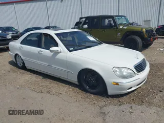 2002 Mercedes-Benz S 430 with VIN WDBNG70J62A306764, listed as a IAAI auction lot 42599533 with 218,084 mi miles and . Bid and sale history available at DreamBid. Image 1.