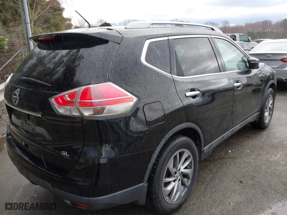 2015 Nissan Rogue S with VIN 5N1AT2MT6FC757001, listed as a IAAI auction lot 41806214 with 1 mi miles. Bid and sale history available at carsss.com. Image 4.