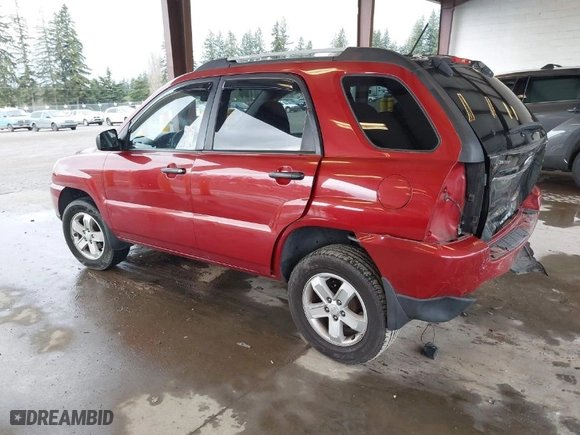 2009 Kia Sportage LX with VIN KNDJE723597600071, listed as a IAAI auction lot 41859059 with 135,760 mi miles. Bid and sale history available at carsss.com. Image 3.