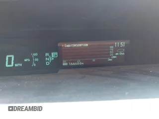 2011 Toyota Prius I with VIN JTDKN3DU3B0283148, listed as a IAAI auction lot 41745665 with 166,688 mi miles. Bid and sale history available at carsss.com. Image 7.