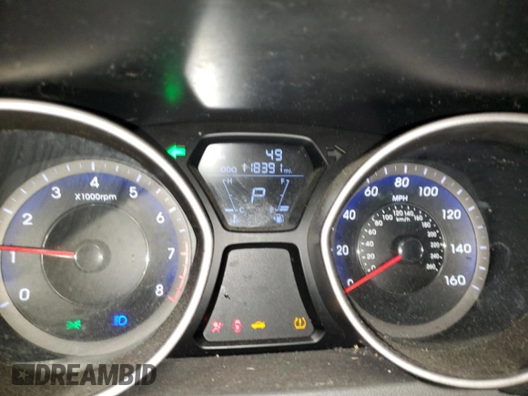 2013 Hyundai Elantra GLS z VIN KMHDH4AEXDU919512, wystawiony jako Copart lot #84223604 z przebiegiem 118 391 mil mil oraz Szkoda całkowita • Salvage title. Historia ofert i sprzedaży dostępna na DreamBid. Obrazek 9.