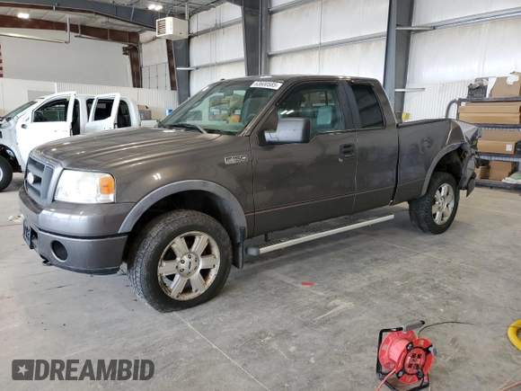2008 Ford F-150 XLT with VIN 1FTPX14V58FB71339, listed as a Copart auction lot 63600585 with 204,162 mi miles and Salvage title. Bid and sale history available at DreamBid. Image 1.
