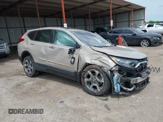 2019 Honda CR-V EX z VIN 2HKRW1H55KH502438, wystawiony jako IAAI lot #42215780 z przebiegiem 32 560 mil mil oraz . Historia ofert i sprzedaży dostępna na DreamBid. Obrazek 1.