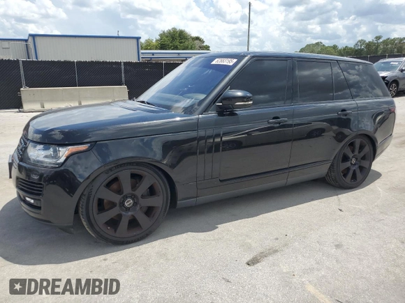 2016 Land Rover Range Rover Supercharged с VIN SALGS2EF0GA300037, выставлен на аукционе Copart как лот 62883195 с пробегом 141 473 миль миль и Чистый • Clean title. История ставок и продаж доступна на DreamBid. Изображение 1.