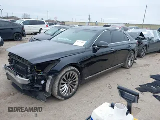 2017 Genesis G90 Premium with VIN KMHG34JA0HU025226, listed as a IAAI auction lot 41609402 with 61,230 mi miles and . Bid and sale history available at carsss.com. Image 2.