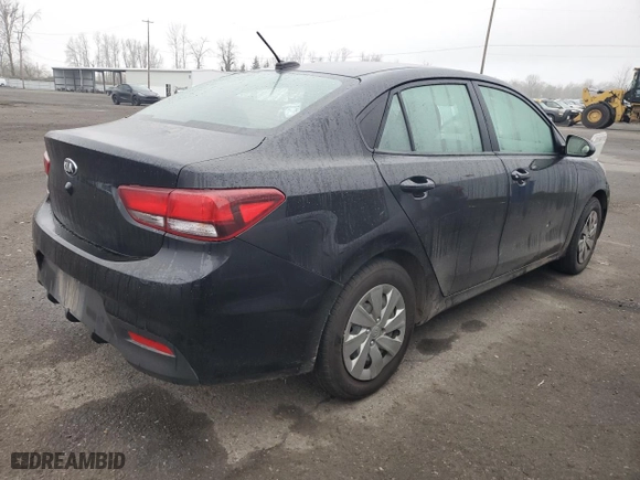 2020 Kia Rio LX with VIN 3KPA24AD0LE355429, listed as a Copart auction lot 88359405 with 93,397 mi miles and Salvage Title. Bid and sale history available at carsss.com. Image 3.