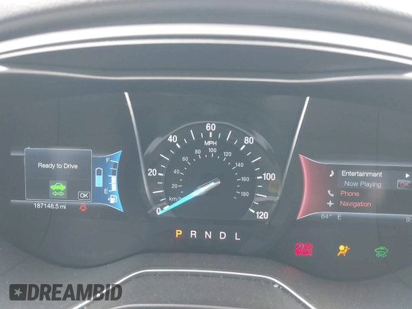 2014 Ford Fusion SE Hybrid with VIN 3FA6P0LU0ER189444, listed as a IAAI auction lot 42291020 with 187,148 mi miles and . Bid and sale history available at DreamBid. Image 7.
