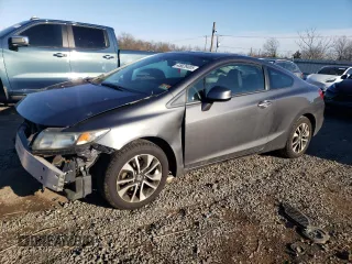 2013 Honda Civic Cpe EX with VIN 2HGFG3B87DH521357, listed as a Copart auction lot 45629485 with 73,981 mi miles and Salvage Title. Bid and sale history available at carsss.com. Image 1.