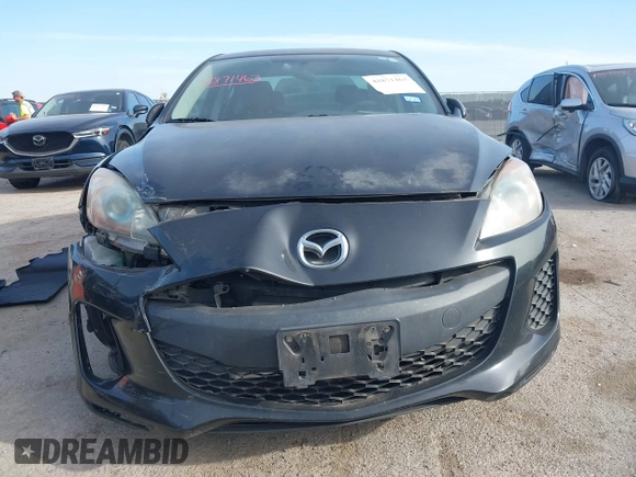 2013 Mazda Mazda3 i Sport with VIN JM1BL1U79D1828304, listed as a IAAI auction lot 41871463 with 95,453 mi miles. Bid and sale history available at carsss.com. Image 12.