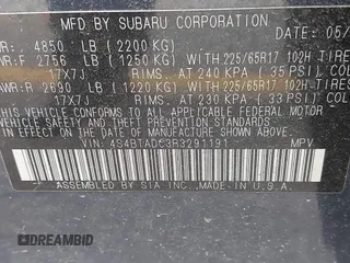 2024 Subaru Outback Premium with VIN 4S4BTADC3R3291191, listed as a IAAI auction lot 42330789 with 21,520 mi miles and . Bid and sale history available at DreamBid. Image 9.
