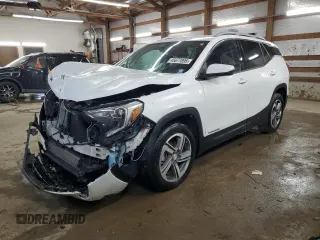 2020 GMC Terrain SLT with VIN 3GKALPEVXLL244470, listed as a Copart auction lot 45677895 with 39,249 mi miles and Salvage Title. Bid and sale history available at carsss.com. Image 1.