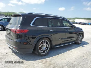 2020 Mercedes-Benz GLS 450 with VIN 4JGFF5KE1LA219686, listed as a Copart auction lot 53004984 with 79,600 mi miles and Salvage Title. Bid and sale history available at DreamBid. Image 3.
