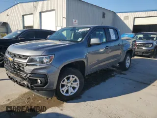 2021 Chevrolet Colorado 2WD LT with VIN 1GCGSCEN3M1138713, listed as a Copart auction lot 48132165 with 85,213 mi miles and Salvage Title. Bid and sale history available at carsss.com. Image 1.