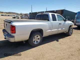 2008 Dodge Dakota SLT with VIN 1D7HW42K08S544639, listed as a Copart auction lot 50116885 with 109,824 mi miles and Salvage Title. Bid and sale history available at carsss.com. Image 3.