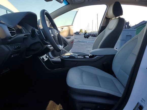 2021 Hyundai Ioniq Electric Limited with VIN KMHC85LJ6MU081927, listed as a Copart auction lot 83955944 with 27,324 mi miles and Salvage Title. Bid and sale history available at carsss.com. Image 7.