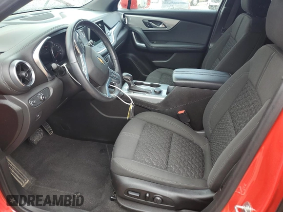 2020 Chevrolet Blazer LT z VIN 3GNKBCRS3LS673457, wystawiony jako Copart lot #54563295 z przebiegiem 57 071 mil mil oraz Nie do naprawy • Non repairable. Historia ofert i sprzedaży dostępna na DreamBid. Obrazek 7.