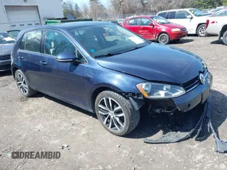 2017 Volkswagen Golf S with VIN 3VW217AU3HM039008, listed as a IAAI auction lot 41891075 with 89,162 mi miles and . Bid and sale history available at DreamBid. Image 1.