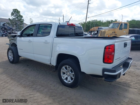 2021 Chevrolet Colorado 2WD LT with VIN 1GCGSCEN8M1159895, listed as a IAAI auction lot 41946032 with 31,499 mi miles. Bid and sale history available at carsss.com. Image 3.