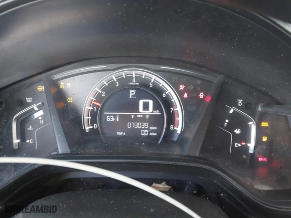 2019 Honda CR-V LX with VIN 2HKRW5H33KH406779, listed as a IAAI auction lot 41953202 with 73,039 mi miles. Bid and sale history available at carsss.com. Image 7.