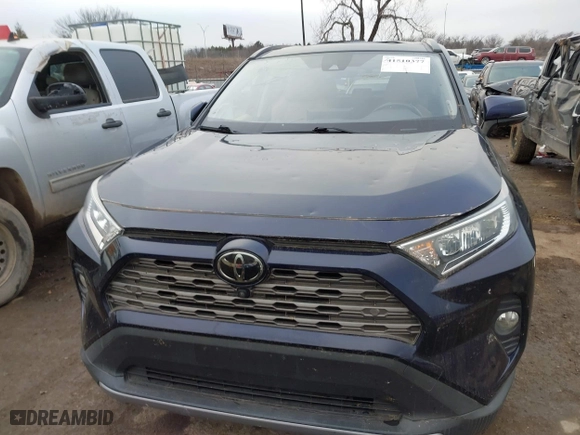 2019 Toyota RAV4 Limited with VIN JTMN1RFV4KD501124, listed as a IAAI auction lot 41510377 with 95,114 mi miles. Bid and sale history available at carsss.com. Image 12.