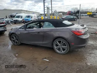 2017 Buick Cascada Premium with VIN W04WH3N5XHG001582, listed as a Copart auction lot 43045885 with 75,173 mi miles and Salvage title. Bid and sale history available at DreamBid. Image 2.