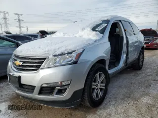 2015 Chevrolet Traverse LT with VIN 1GNKVGKDXFJ312453, listed as a Copart auction lot 45492385 with 135,295 mi miles and Salvage Title. Bid and sale history available at DreamBid. Image 1.