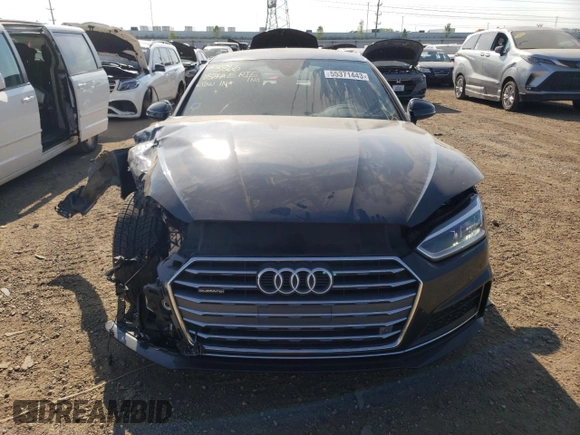 2018 Audi A5 Sportback Premium Plus with VIN WAUENCF57JA135769, listed as a Copart auction lot 55371443 with 44,353 mi miles. Bid and sale history available at carsss.com. Image 5.